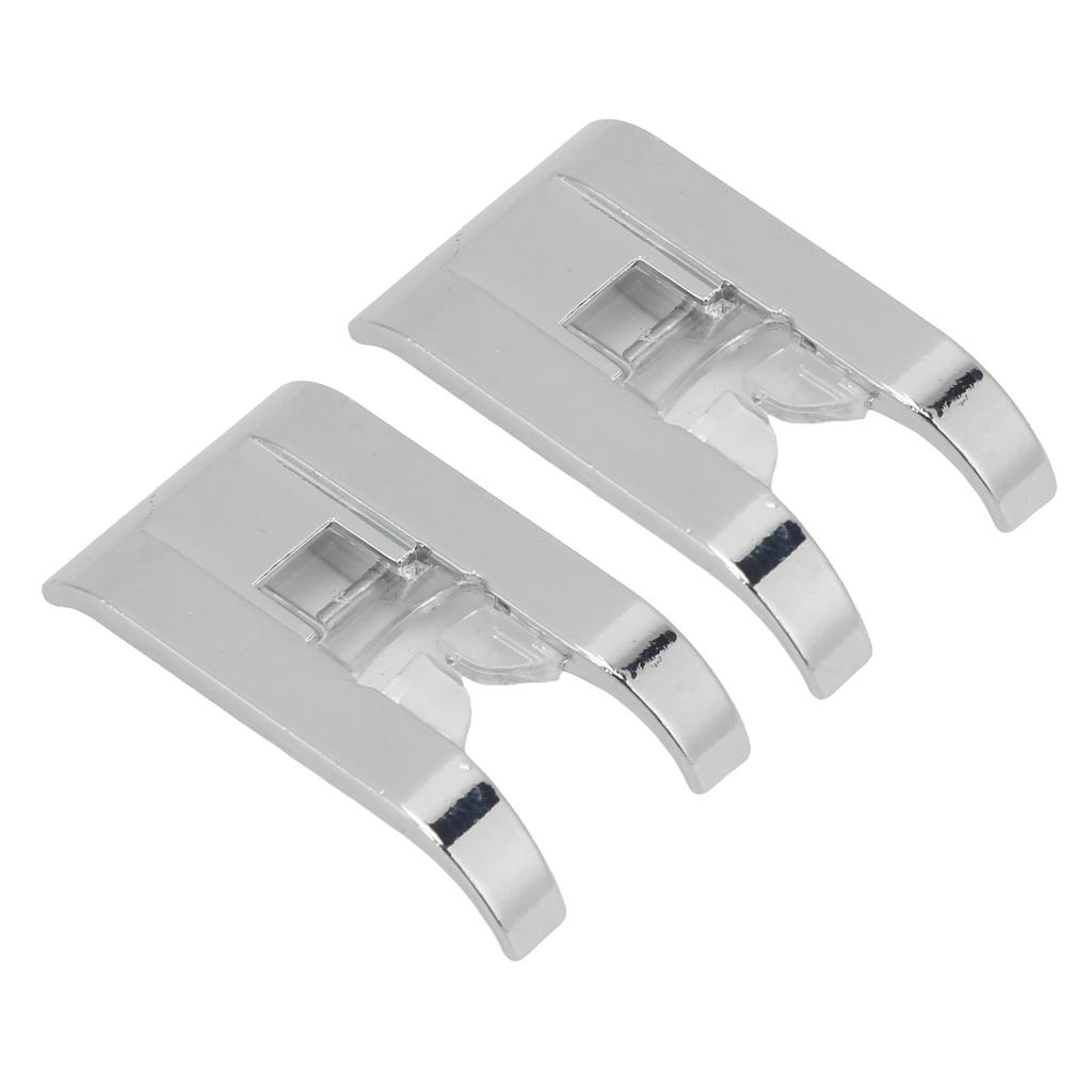 2PCS Sewing Machine Presser Feet Wear Resistant Stainless Steel Multifunction Presser Foot