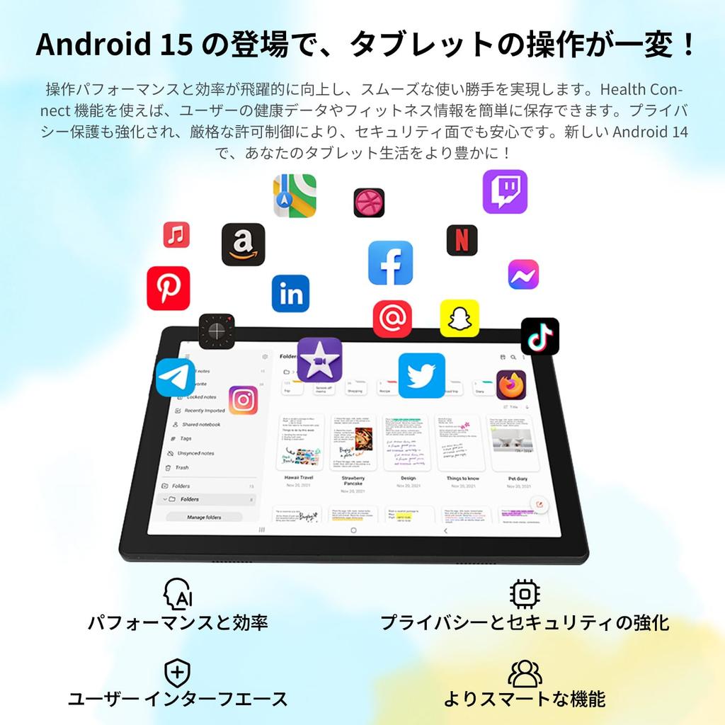 Laowei Tablet Latest Android Android IPS Child Face Widevine L1 GMS Split Screen Wireless OTG Technology 10-inch [2025 15] Wi-Fi Model,