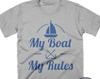 My Boat My Rules T-Shirt, Boating Captain Gift