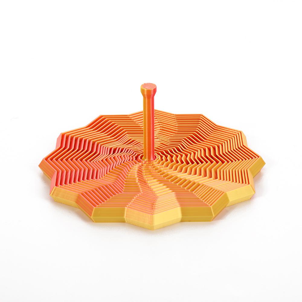 Polygonal Radish Tower: 3D Printed Foldable Star Tower Educational Toy for Kids