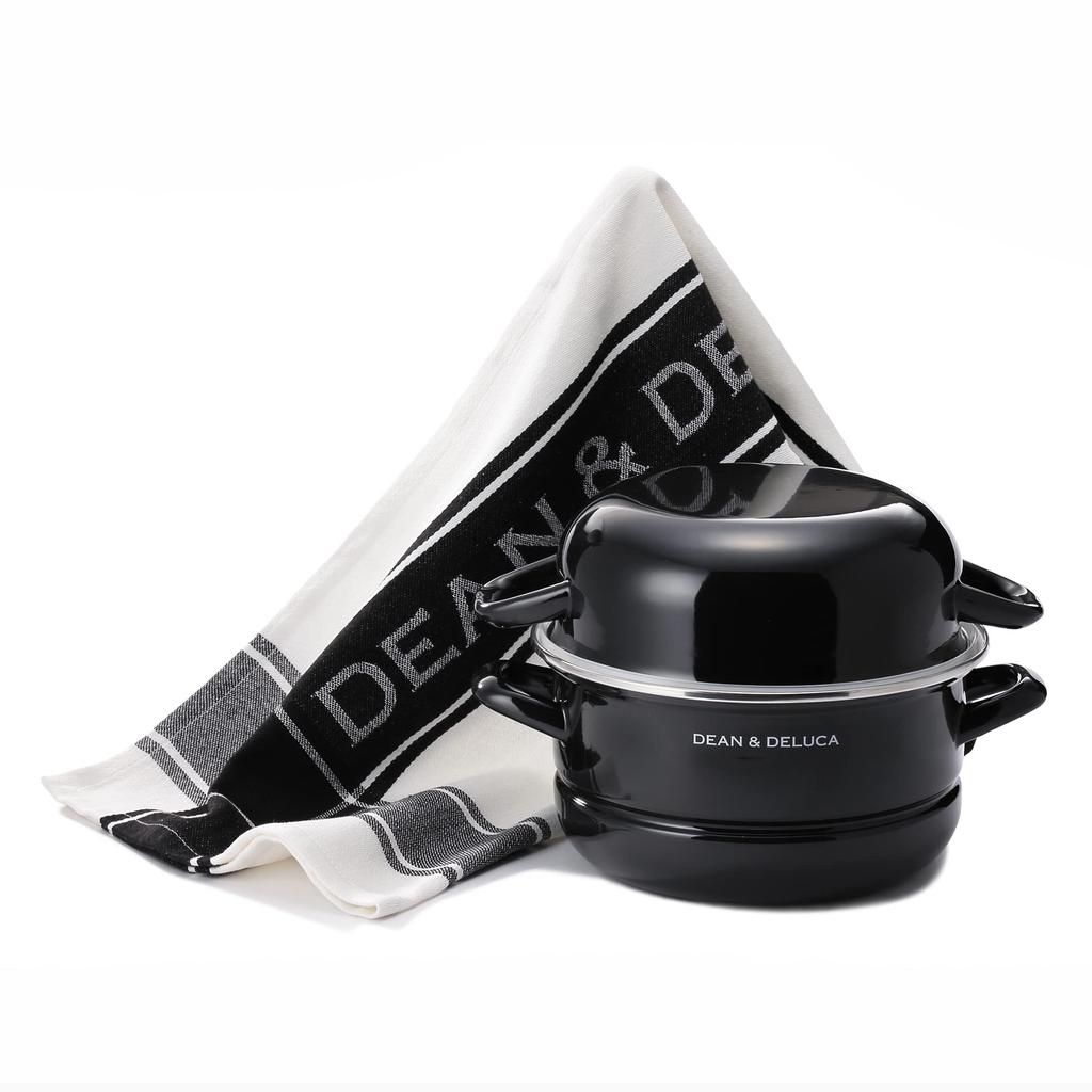 DEAN DELUCA Black Casserole Tea Towel Set & &