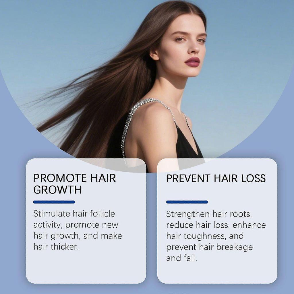 Hair Growth Serum (Roll On) | Thicker & Stronger Hair | Prevents Hair Fall & Stimulates Hair Follicles | For All Hair Types | 30ml