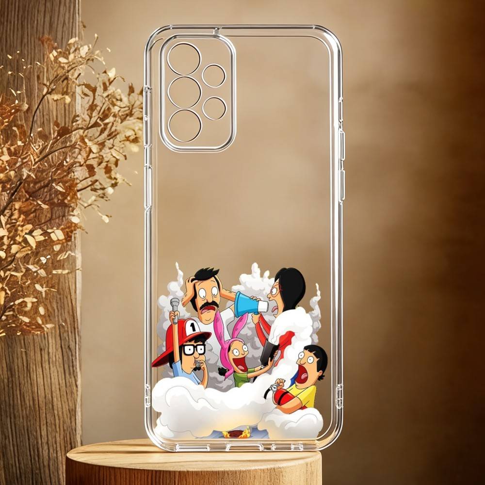 B-Bob's B-Burgers-RS Phone Case For Samsung Galaxy A71,A70,A52,A51,A40,A30 Transparent Cover