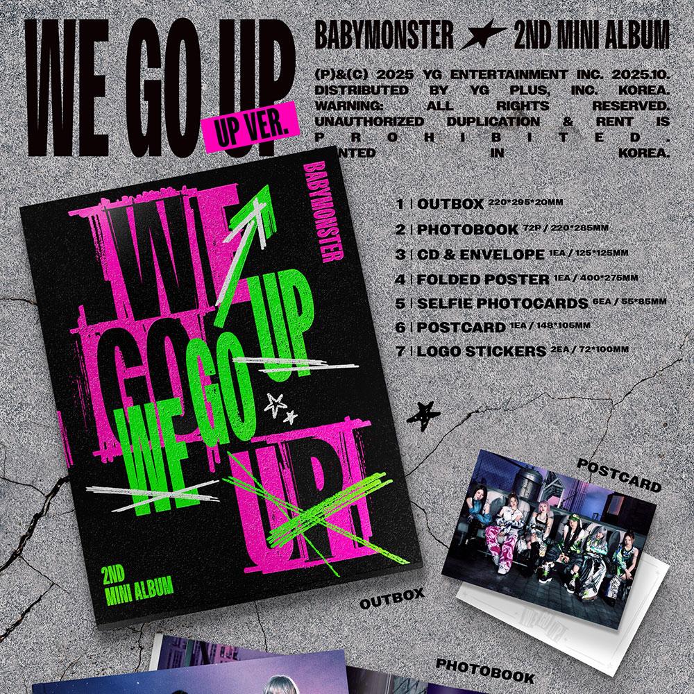 (WE/GO/UP ver.) BABYMONSTER [WE GO UP] 2° Mini Album