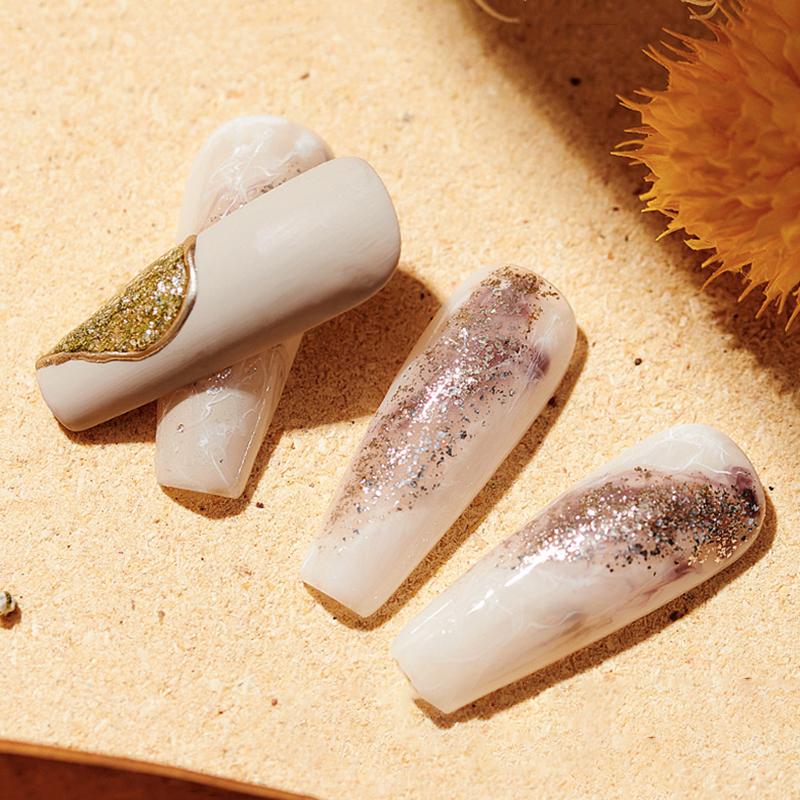 6 Color Glitter Platinum Gel Nail Polish Flash Uv Led Soak Off Gel Varnish Shiny Painting Line Gel Lacquer For Nail Art Salon