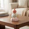 360° Rotation Ceramic Calabash Statue Exquisite Multicolored Rotating Lucky Gourd Lucky Mini Gourd Ornament Table Decoration
