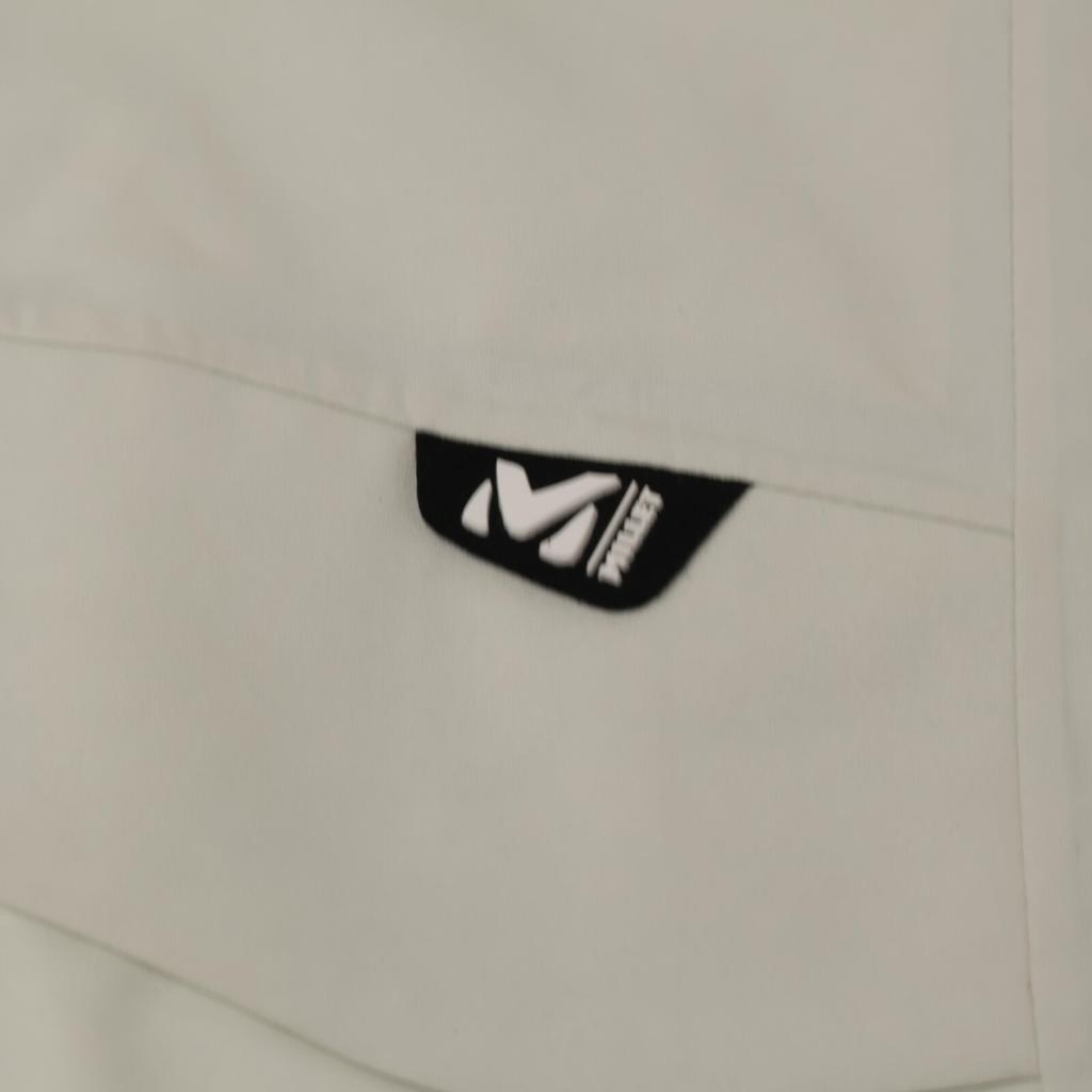 MILLET Off-white nylon Typhoon 5000 collarless jacket Jacket S off whiteUsed