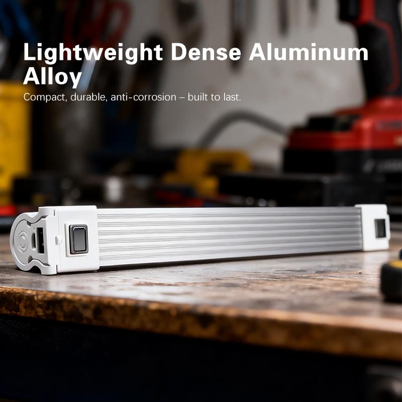 Multi Modes Rechargeable Magnetic LED Stick Tube Light 223g Lightweight Household Maintenance Outdoor Emergency Lighting