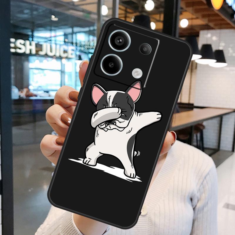 French Bulldog Case For Xiaomi Redmi Note 14 Pro 10 11 12 13 15 Pro Plus Redmi 15C 14C 10C 12C 13C 15 Cover