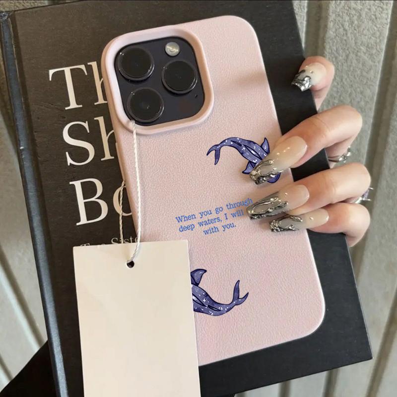 

Ocean Whale Shark Lychee Texture Silicone Phone Case For iPhone 17 Pro Max 11 12 13 14 15 16 Pro 14 Plus 17 Air Soft Cover iPhone 14