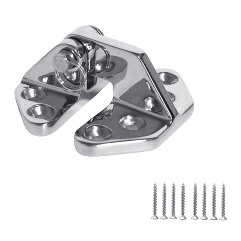 Stainless Steel 316 Marine Hinges 66x71mm with Removable Pin Suitable for Deck Fitting, Boat/Yacht Hardware Installation