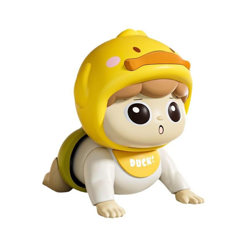 Baby Crawling Doll for Educational Head Lifting and Practice, Suitable for 0-1 Year Olds, 3-6 Months.