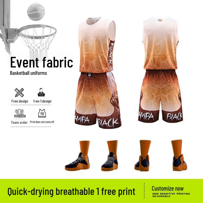 Unisex Quick-Dry Basketball Jersey Set