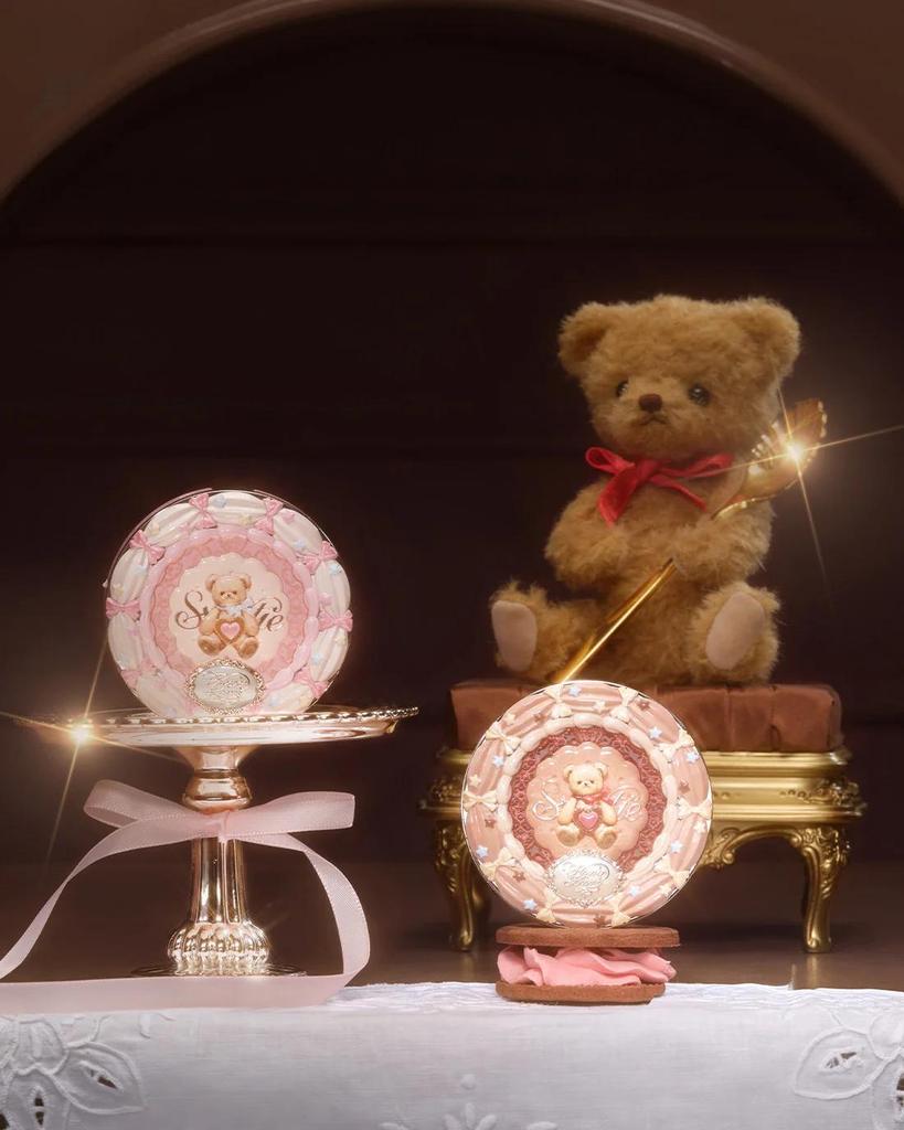 FLOWER KNOWS THE SWEETIE BEAR 4-Color Concealer Brighten Palette Covering Dark Circles Full Coverage Contouring Foundation