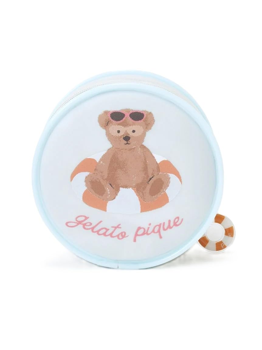 Summer Bear PVC Pouch PWGB262603 BLU F [Gelato Pique] Women s