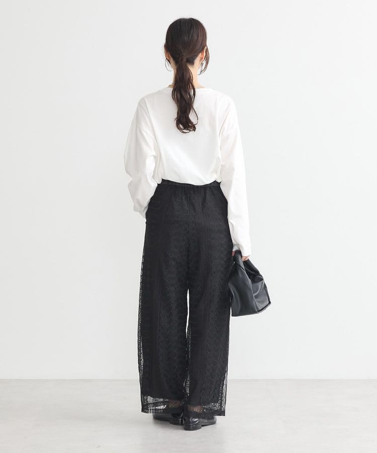 Muzyka Casual Koronka Czarny [Ziemia i Ekologia] Spodnie, Spodnie, Damskie,