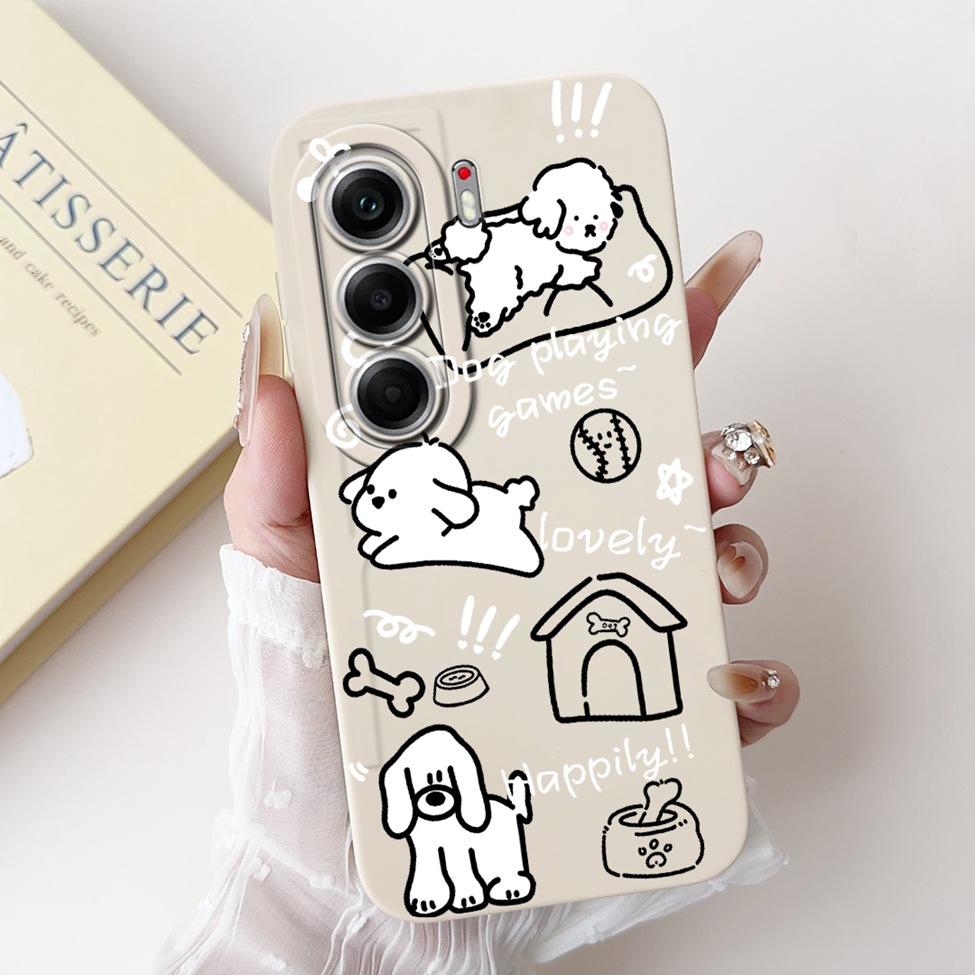 For Tecno Camon 40 Pro 5G Case CM7 Cute Cat Panda Fashion Flowers Love Back Cover For Camon 40 Pro 5G Tecno Phone Case Silicone