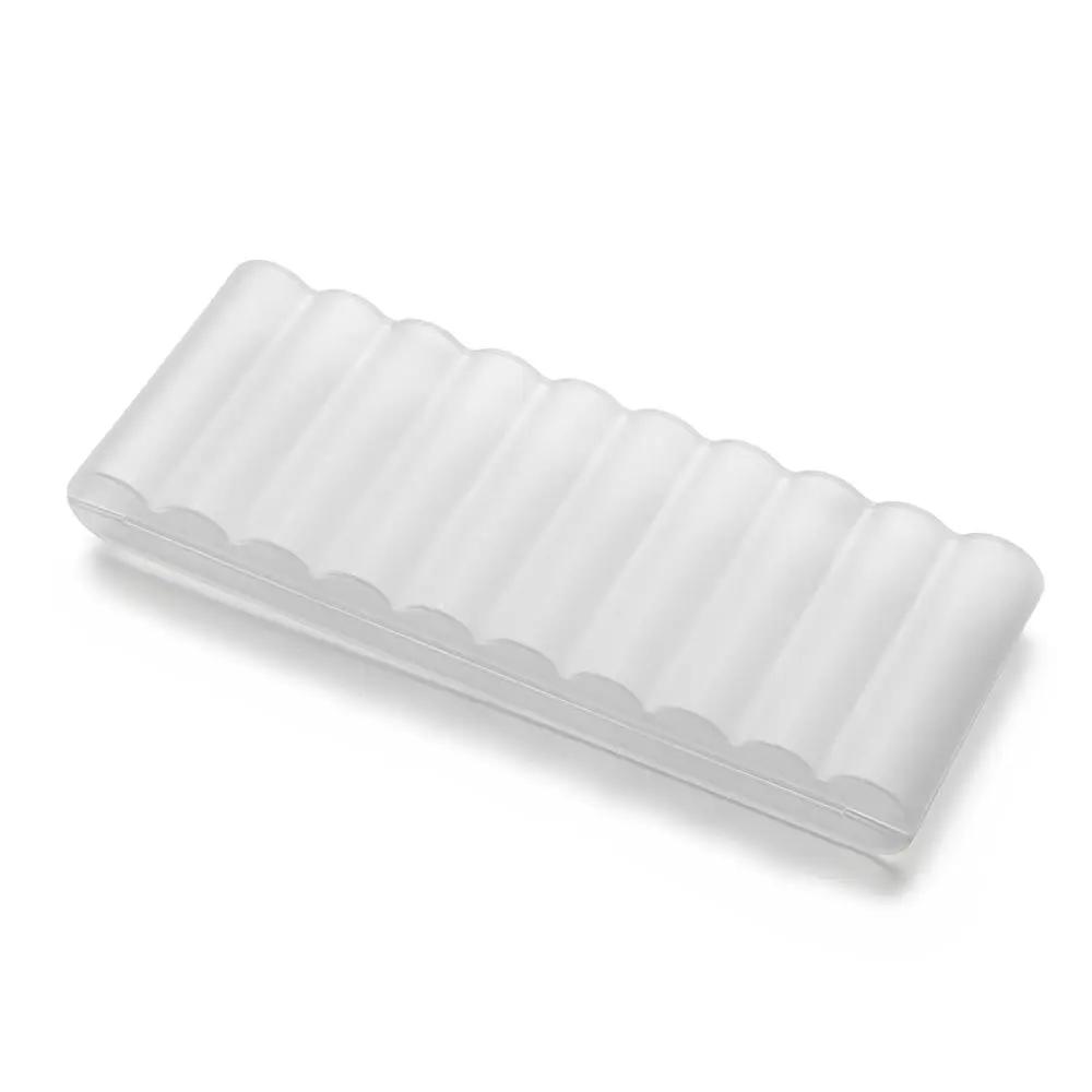 For AAA/AA/18650 10 Slots Battery Storage Box Clear Hard Plastic Battery Container Holder Case Waterproof Organizer Container