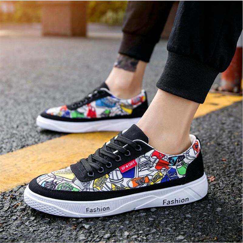 Modă 2024 Pantofi de Pânză Bărbați Pantofi Casual Noi de Primăvară Toamnă Pantofi Bărbați cu Șireturi Pânză Plați Pantofi de Modă frt67