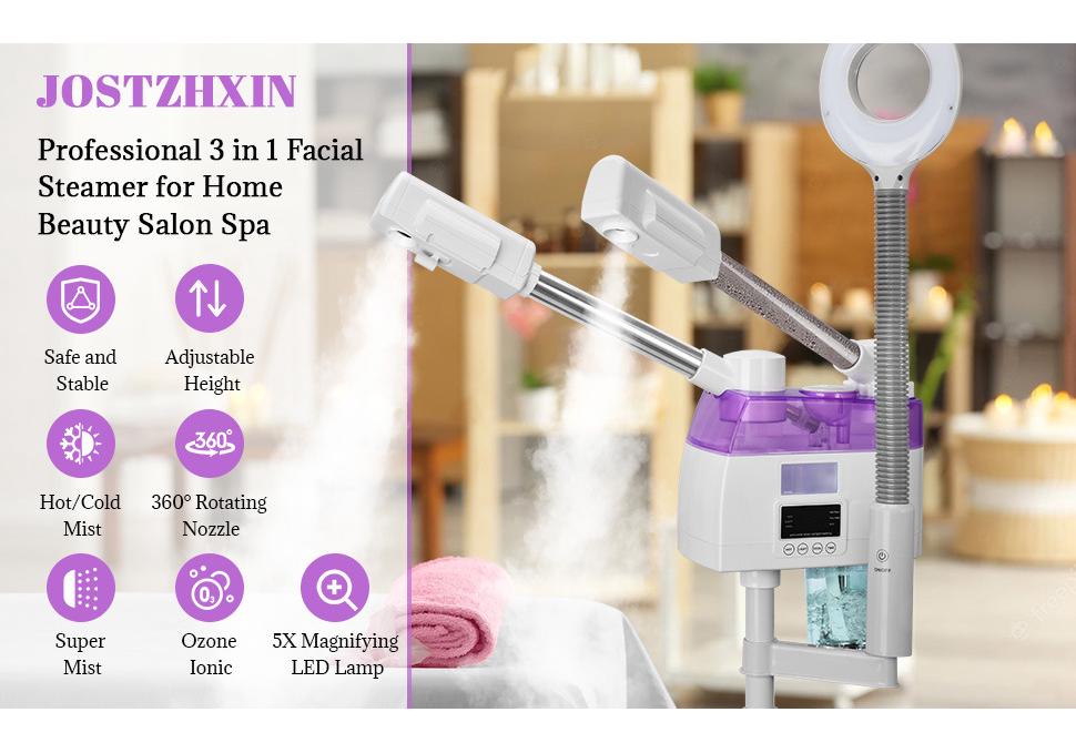 Dual-Mode Facial Steamer: Cold & Hot Hydrating Beauty Spray Machine