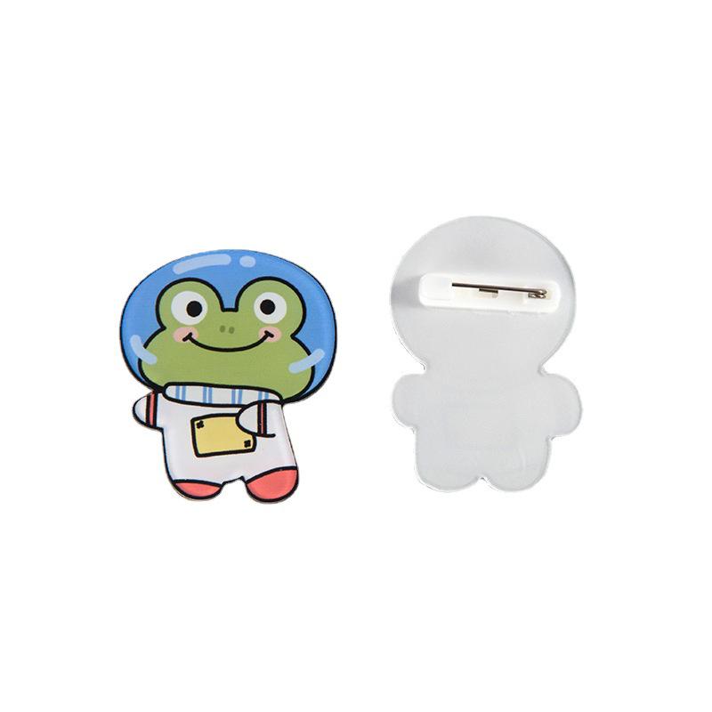 Korean Cute Cartoon Astronaut Acrylic Pin Badge