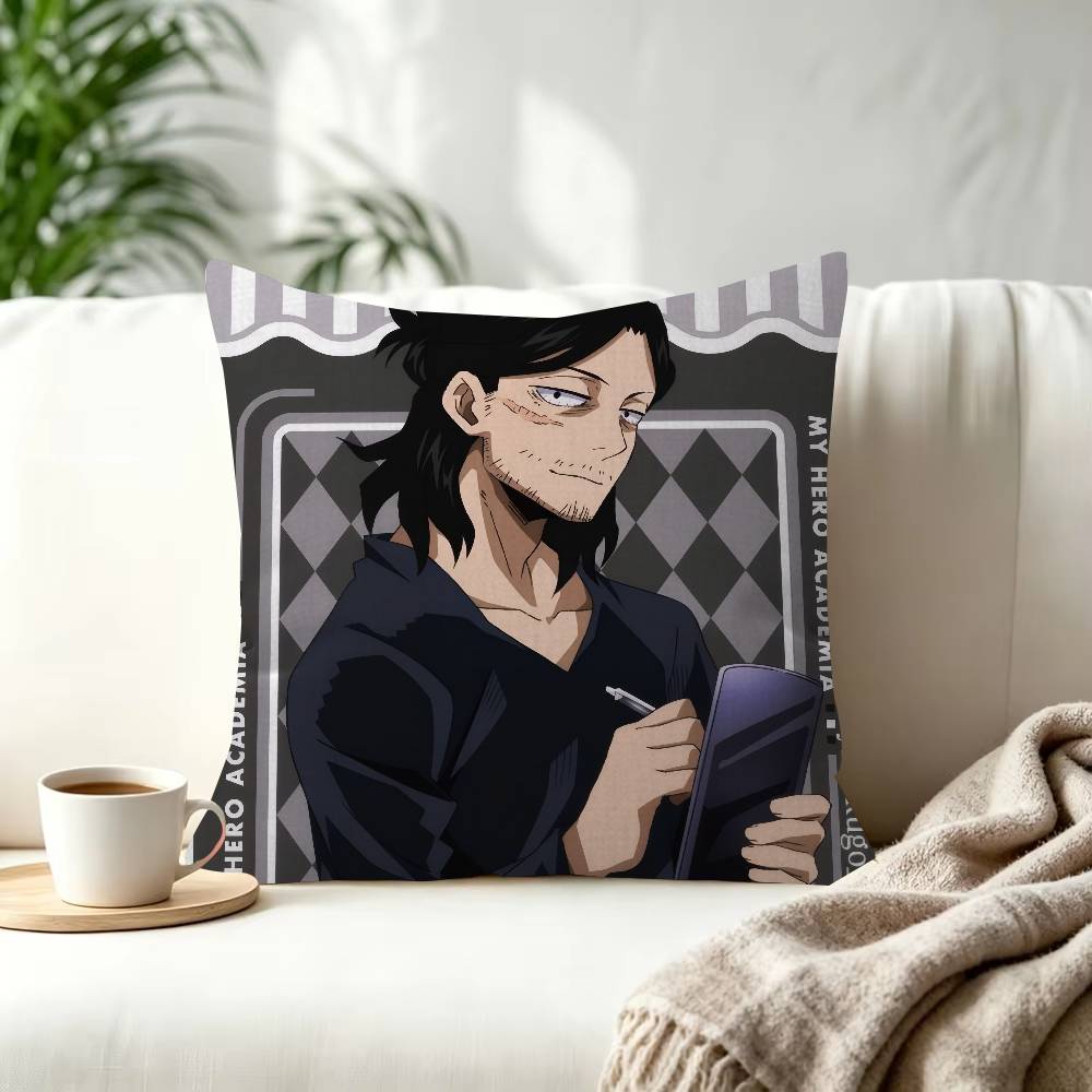 Anime cushion aAizawa Head Decorative Room Aesthetics Pillow Case Home Decor Bedroom Sofa Bed Pillow Cover x