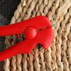 Spring Load Oyster Shell Opening Clamps Plastic Handle Nuts Pliers Seafood Clamp Tools  Household