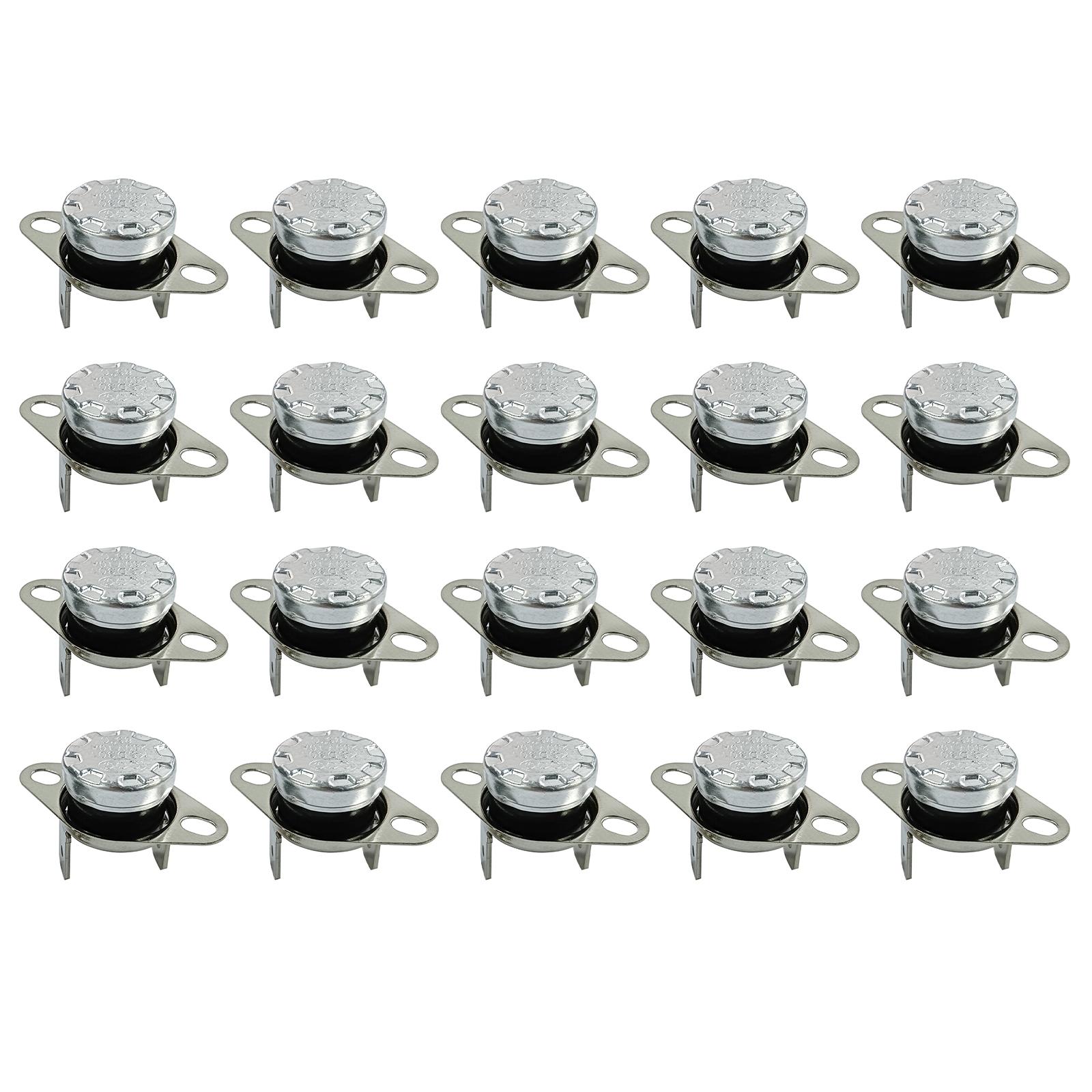 

Bimetal Thermostats Switches 90°C 250V 16A NC Type Snap Action Thermals Protector for Small Appliances Motor Devices 1