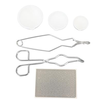 Set 6 buc. Kit Topire Metal Pucioară cu 100g 250g 500g Pucioară Ceramică Pucioară de Cuarț Vas Farfurie Set Cupă pentru
