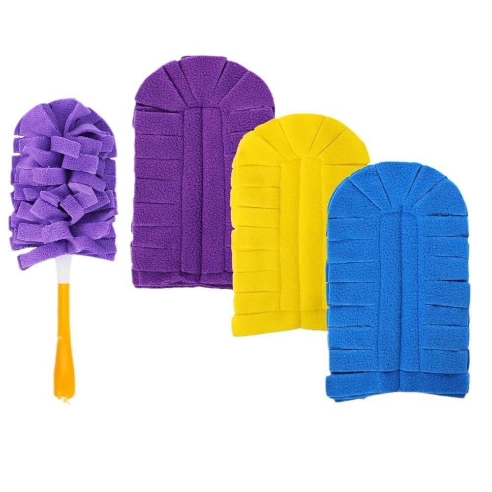 High-Density Microfiber Electrostatic Duster Refills Heavy Duty Construction Multipurpose Fleece Washable Duster