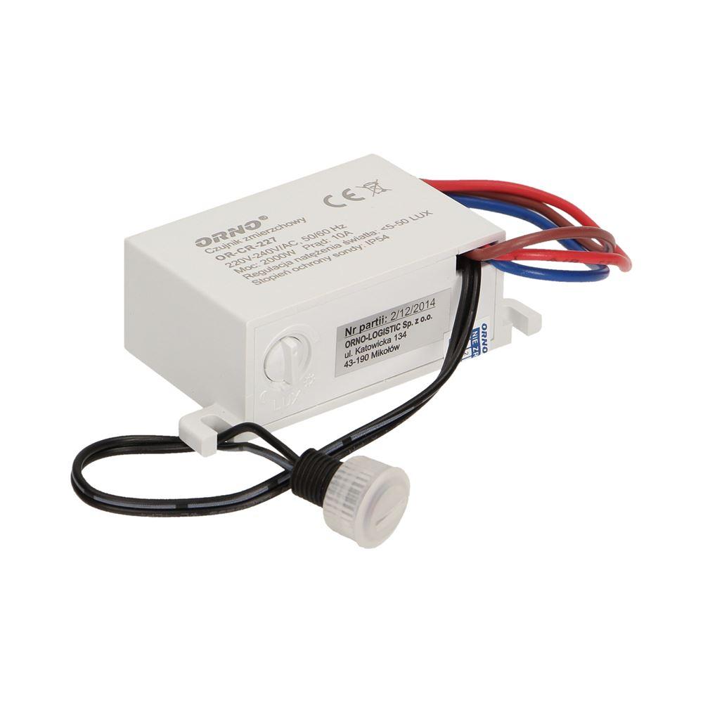 Krēslas slēdzis ar ārēju zondi Or-Cr-227