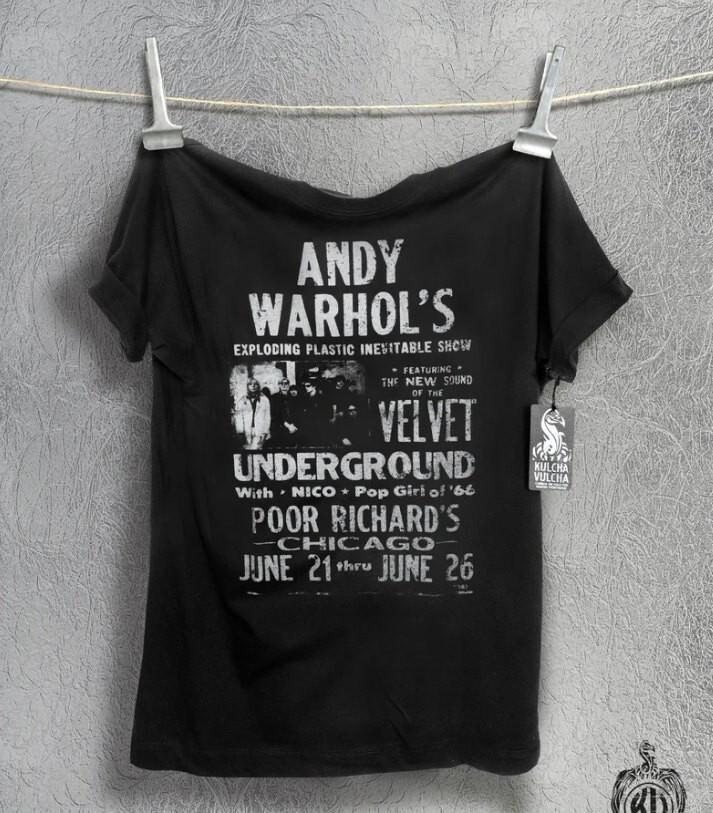 

Футболка Velvet Underground, 100% гребенной хлопок, одобрено Fair Wear 3XL