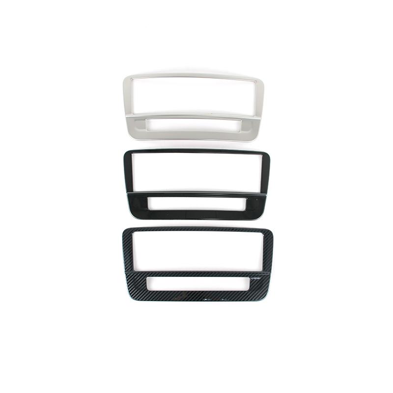 Console CD Panel Frame Decoration Carbon Pattern Trim For Mercedes Benz A Class W176 GLA X156 CLA C117 2013-2018 Car Accessories