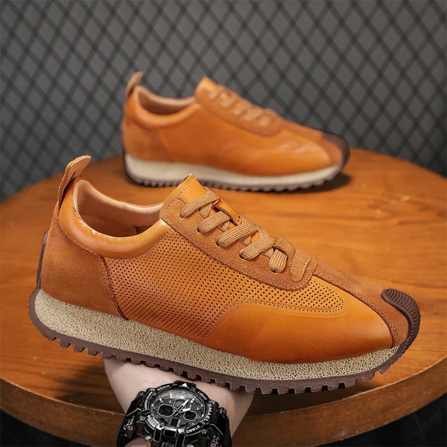 Men's breathable and anti-slip casual sports shoes, thick-soled, comfortable and fashionable loafers youth shoes tenis masculino