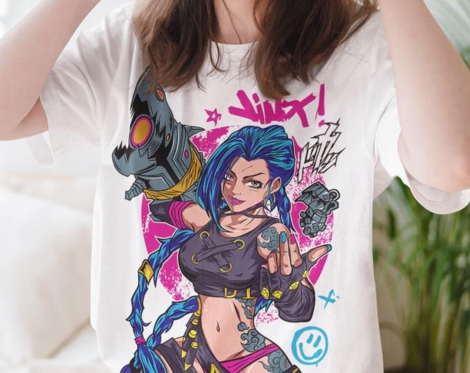 Arcane Jinx Art T-Shirt / Men s Women s Sizes / Cotton Tee 4XL