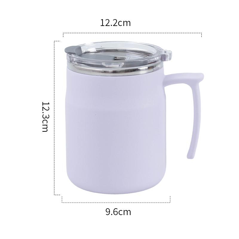 

Высококачественная кружка для воды из нержавеющей стали 304 с крышкой, легкая, роскошная, высококачественная, бытовая термокружка большой емкости 500ml