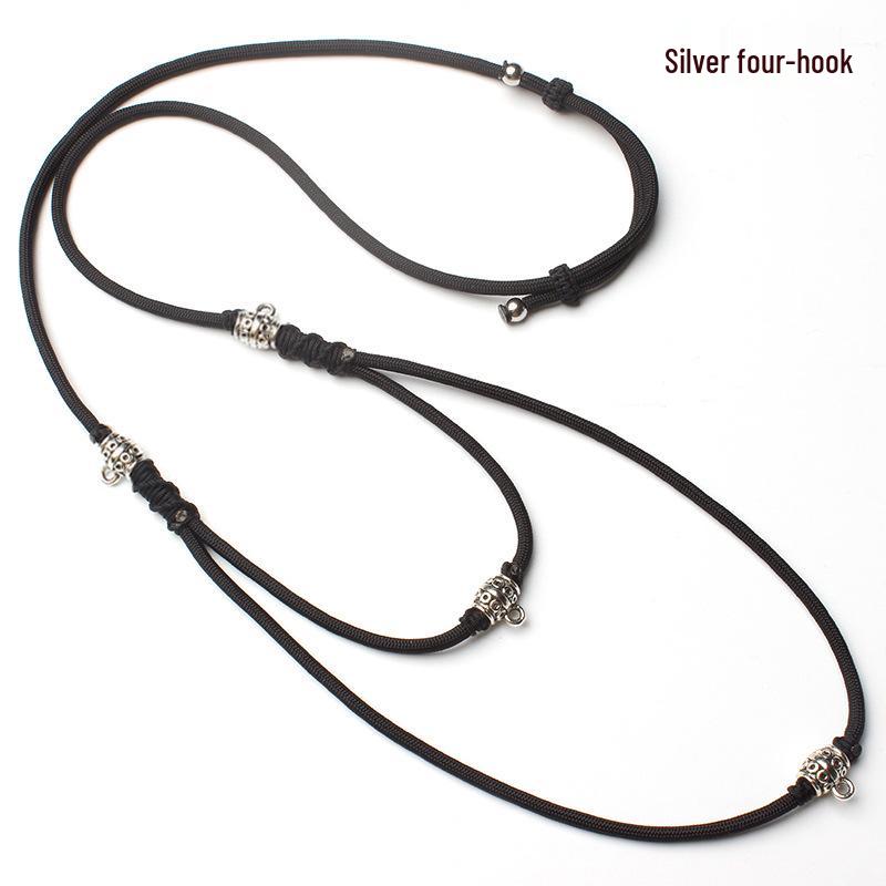 

Тайский плетеный шнурок для амулета: Одинарный, Двойной, Тройной, Четверной, Пятерной и Варианты с несколькими подвесами