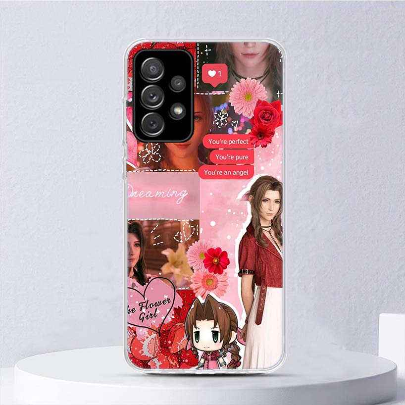 Final Fantasy Game Soft Case For Samsung Galaxy A15 A14 A13 A12 A55 A54 A53 A52 Phone Cover A35 A32 A33 A25 A23 A22 A05S A04S Ga