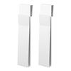 Yamazaki Jitsugyo (Yamazaki) Door Placemat Storage White Approx. W8 X D5.5 X H39cm (per Piece) Tower Tray Garbage Bag Storage Space Saving Adjustable