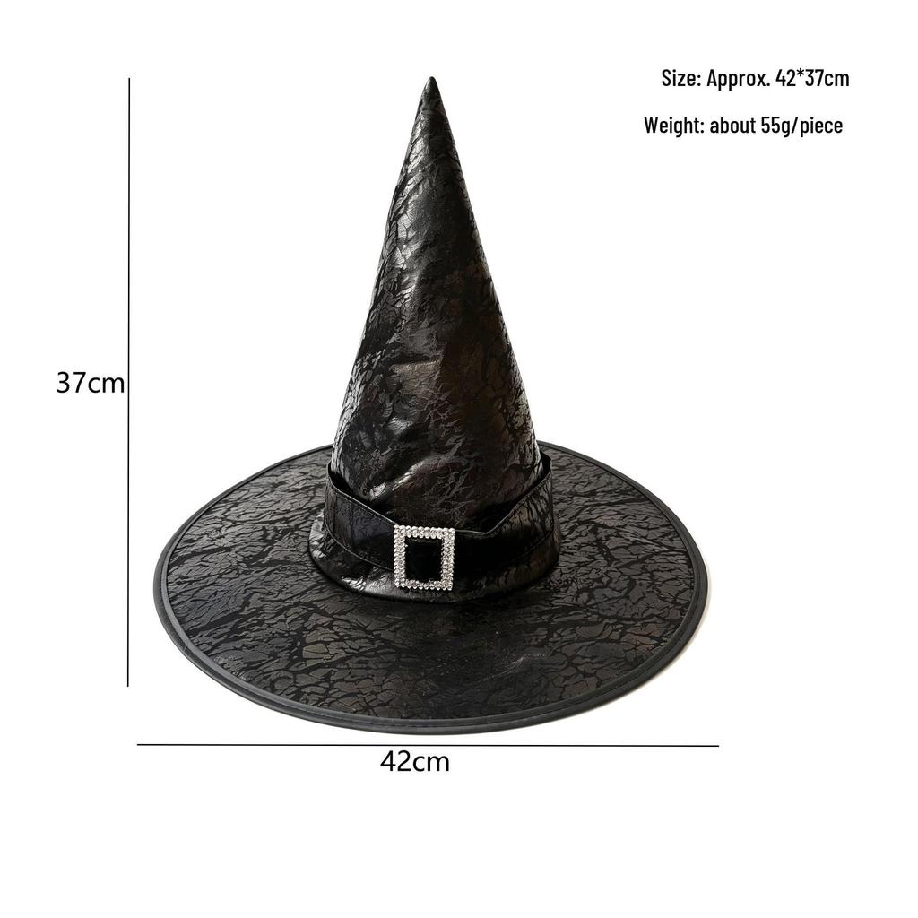 Kids & Adults Halloween Wizard Witch Costume Hat Party Supplies