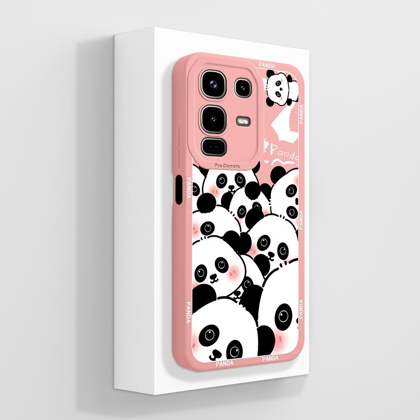 For Infinix Note 50x 50s 50 Pro Plus GT 10 30 Pro 5G Phone Cases Cute Cat Patterns Screen Protector Liquid Silicone Anti Slip Shell For Infinix Casing