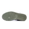 Jordan Air Jordan 1 Leather Cushioning Abrasion Resistant Cushioning, Wear Resistant Low Top Vintage Basketball Shoes 553558-133(Team1104)