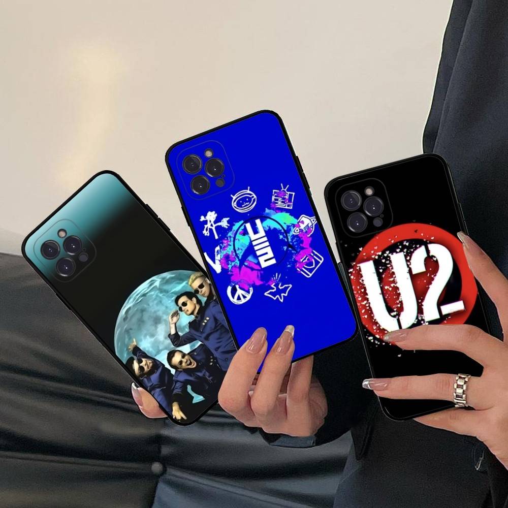 1pc Famous U-U2 Rock Band Phone Case For Iphone 17 Air 16 15 14 13 12 11 Pro Max 16 15 14 Plus TPU Soft Case