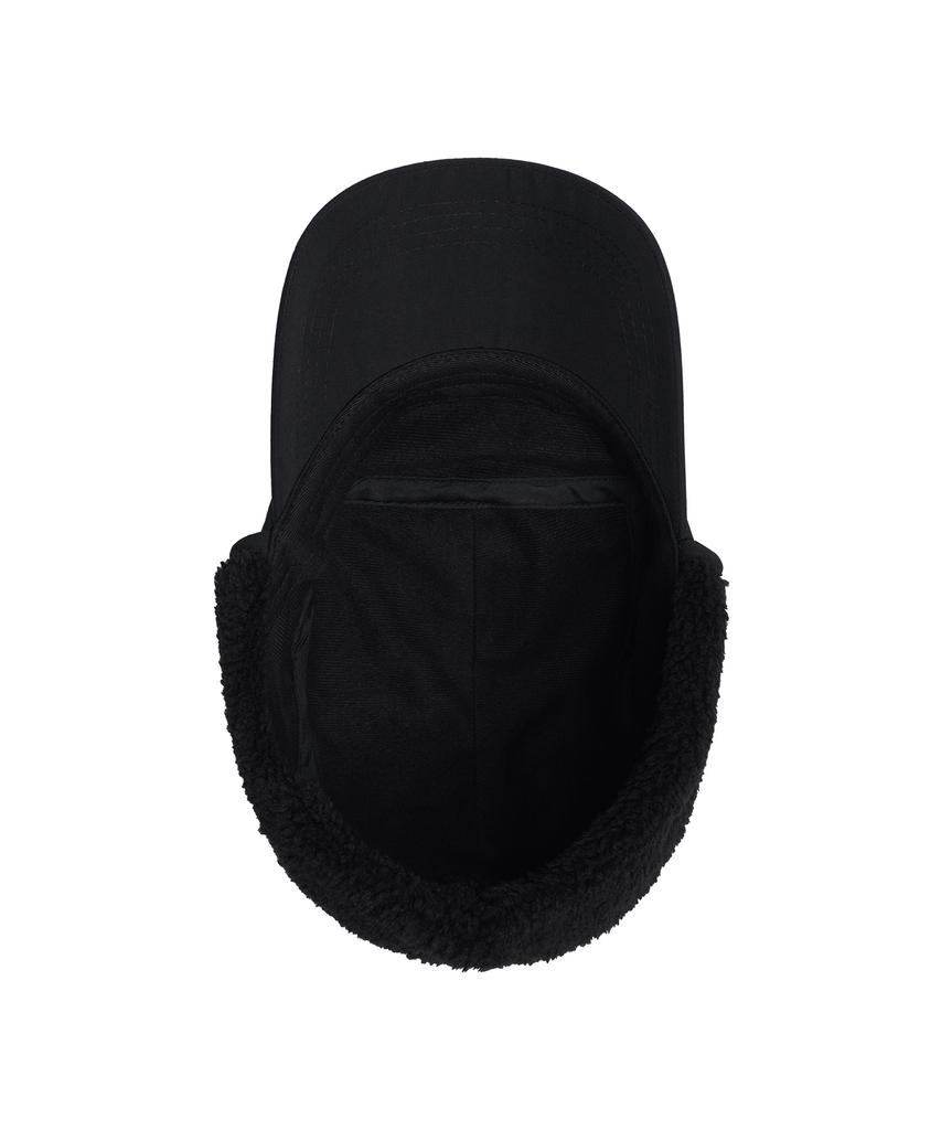 MUSINSA STANDARD Earflap Camp Cap [Black]