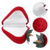 Red Strawberry Ring Box Personalized Jewelry Ring Gift Box for Proposal Engagement Wedding Gift