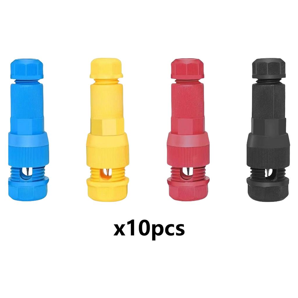 10Pcs Quick Piercing Connector Low Voltage Wire Connector Waterproof Crimp Wiring Terminal Quick Puncture Connector