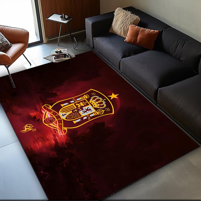 1PC rug Spain Coat Of Arms Carpet, Chair Rug,Area Rug for Office Bedroom living rooms bedroom, Doormat decor Christmas fan gifts
