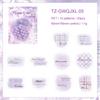Gewu Wonderland Series Vintage Smudge English Text Landscape PET Sticker Creative DIY Journal Material Collage Stationery