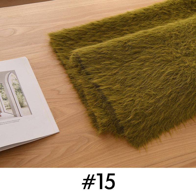 50*160cm Warm Plush Thicken Encryption Fabric 3cm Mohair Fabric DIY Coat Pillow Blanket Plush Toy Clothing Background Display