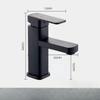 Black Bathroom Faucets Hot and Cold Mixer Faucets Vanity Bathroom Kitchen Deck Mounted Bathroom Sink Faucets